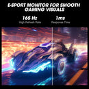 KOORUI 27" Gaming Monitor, FHD 1080p 165hz Mointor with 1ms (MPRT) Response Time - Like New