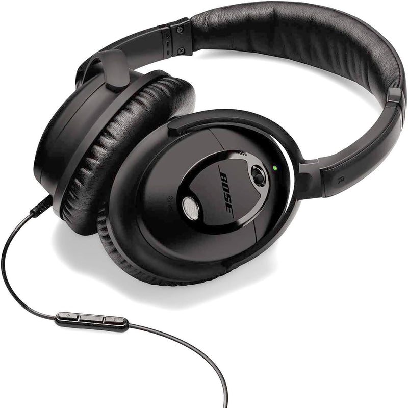Bose QuietComfort 15 Noise Cancelling Wired Headphones 765253-0010 - Black Like New