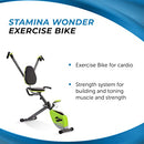 STAMINA WONDER EXERCISE BIKE BUILD UPPER LOWER BODY STRENGTH - Scratch & Dent