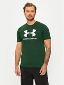 UNDER ARMOUR SPORTS STYLE LOGO T-SHIRT - DARK GREEN - SIZE 2XL - Like New
