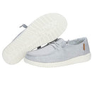 121413058 HEY DUDE WENDY SLIP-ON WOMEN'S SHOE CHAMBRAY/ LIGHT GRAY SIZE 6 New