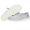 121413058 HEY DUDE WENDY SLIP-ON WOMEN'S SHOE CHAMBRAY/ LIGHT GRAY SIZE 6 New