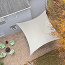 COOLAROO PREMIUM SHADE SAIL KIT SQUARE 17'9" COOLAROO-459604-GRAY - STONE/GRAY - Like New
