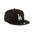 NEW ERA LA DODGERS MEN'S 9FIFTY SNAPBACK CAP BLACK/WHITE SIZE MEN ONE SIZE - Like New