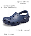 Crocs unisex-Adult Classic Clog, Navy, Size 9 Men/11 Women - Like New