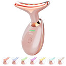 Light Based Face-Neck-Massager - 7 Color Portable Facial Massager Skin Care Rose - Like New