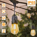 2-Pack Dimmable LED Outdoor String Lights New - Brand New
