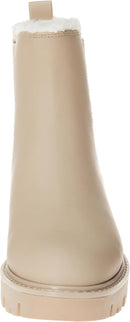 THE DROP WOMEN'S CAMPBELL SHERPA CHELSEA BOOT SIZE: WOMEN 8 - TAUPE - Brand New