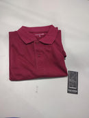 POLO AVENUE POLO SHIRT - SIZE: MEN L - BURGUNDY - Like New