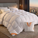 SONGMICS HOME Down Comforter Duvet King Size Duvet Insert UTDC042W01-Cloud White - Brand New
