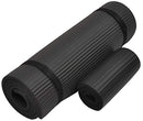 Fitvids 1/2" Extra Thick High Density Anti-Tear Exercise Yoga Mat - Black - Brand New