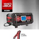 VECTOR BC15BV AMP AUTOMATIC 12V BATTERY CHARGER WITH 50 AMP ENGINE START - RED - Like New