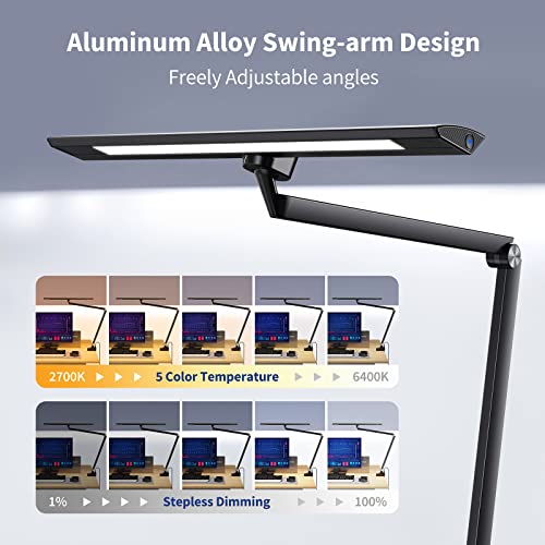 KARY REMOTE CONTROL CLAMP LAMP - SILVER - Like New