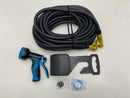 ATEROD EXPANDABLE GARDEN HOSE 100FT 10 NOZZLES SPRAYER - BLACK/BLUE - Like New