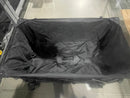 DOUBLE DECKER WAGON LARGE BEACH WAGON BIG WHEELS FOR SAND - BLACK - Like New