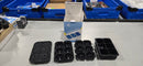 MEIDONG ICE CUBE TRAYS, 3 PACK FOOD-GRADE SILICONE ICE CUBE TRAYS - BLACK - Like New