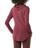 AMAZON ESSENTIALS WOMEN LONG-SLEEVE SUPERSOFT TERRY HOODIE M DARK BURGANDY - Like New