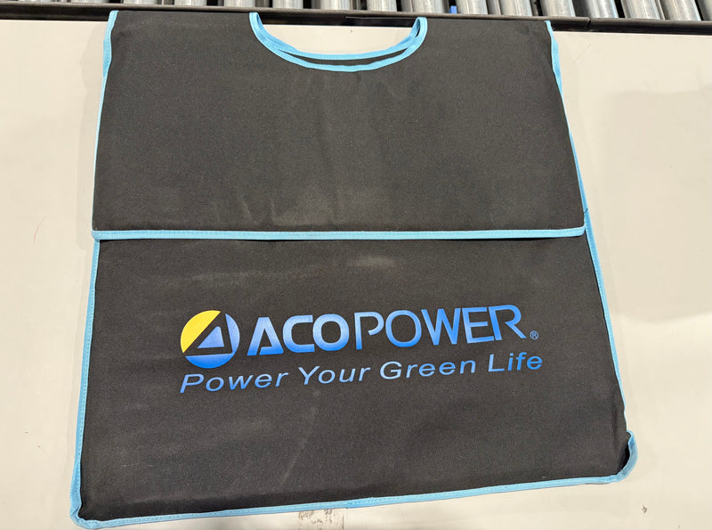 ACOPOWER SOLAR CHARGING STATION OMNI 240 - BLACK/BLUE - Like New