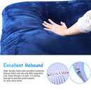 Magic Dog Super Soft Large Dog Bed 39" Orthopedic Foam B08ZS9C36G - Light Grey - Like New