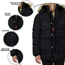 SPIRE BY GALAXY MEN'S ASCENDER HEAVYWEIGHT PARKA JACKET SIZE M - BLACK - Brand New