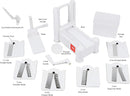 Paderno World Cuisine 6-Blade Vegetable Slicer / Spiralizer Counter - WHITE - Like New