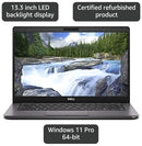 DELL LATITUDE 5300 13.3" FHD i5-8365U 1.6GHz 16GB 256GB SS - BLACK - Like New