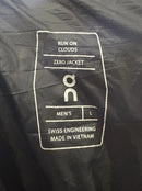 ON CLOUD ZERO JACKET LONG SLEEVE ULTRA LIGHTWEIGHT QUARTER ZIP SIZE: L - BLACK - Like New