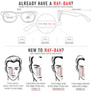 RAY-BAN ROUND PLASTIC SUNGLASSES BLACK/DARKGREEN - Like New