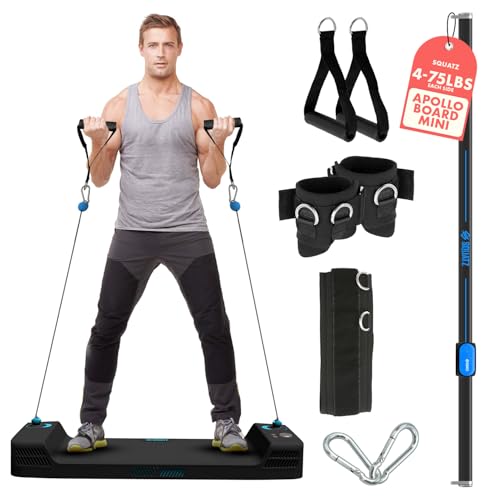 SQUATZ APOLLO BOARD MINI: 150LB RESISTANCE SMART CABLE MACHINE - Scratch & Dent
