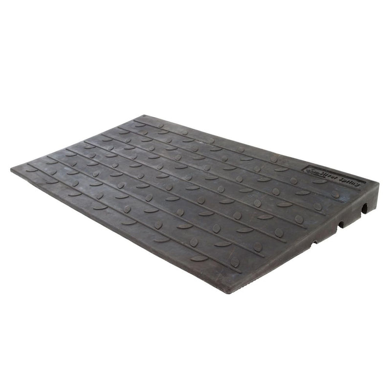 SILVER SPRING 3" HIGH RUBBER 3-CHANNEL THRESHOLD RAMP DH-UP-83 - BLACK - Like New