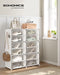 SONGMICS SHOE RACK ORGANIZER, 6-TIER SHOE STORAGE CABINET, ULPC033W01 - WHITE - Like New