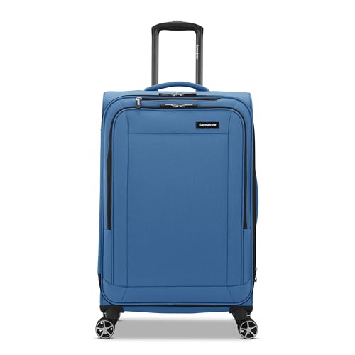 SAMSONITE SAIRE LTE SOFTSIDE EXPANDABLE LUGGAGE WITH SPINNER WHEELS - BLUE - Like New