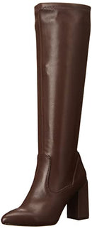 FRANCO SARTO WOMEN'S KATHERINE KNEE HIGH BOOT WIDE CALF - SIZE 7M - DARK BROWN - Like New