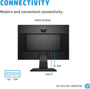 HP V20 19.5" Diagonal HD+ TN Panel Blue Light Settings 1H848AA Monitor Like New