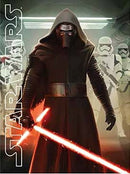 Disney Lucas Films Star Wars Kylo Ren Light Saber Storm Troopers Printed Throw - Like New