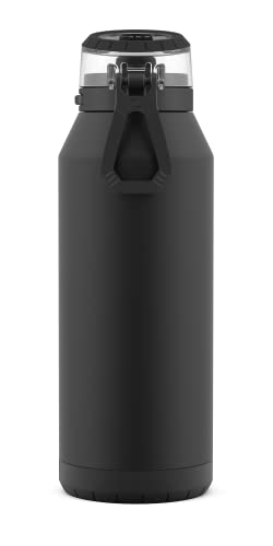 ZULU SWIFT STAINLESS STEEL VACUUM INSULATED WATER BOTTLE 32OZ - BLACK - Like New