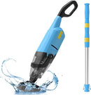 CORDLESS HANDHELD POOL VACUUM ABOVE GROUND POOL RECHARGEABLE POOL CLEANER - BLUE - Like New