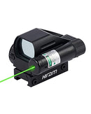 HIRAM 1X22X33 HOLOGRAPHIC REFLEX SCOPE SIGHT 4 RETICLES RED/GREEN DOT LASER - Like New