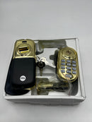YALE Assure Lock Deadbolt MUL-T-LOCK MTL800 YRD21-ZW-8050840 - POLISH BRASS Like New
