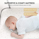 ANBEL 3 IN 1 BABY BASSINET BEDSIDE BASSINET FOR BABY - GRAY - Brand New