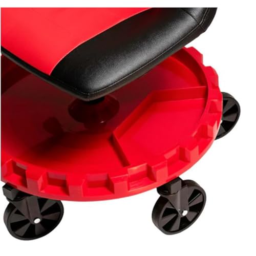 TRAXION 2-700R 2-700 PROGEAR MOBILE ROLLING GEAR RACE SEAT WITH TRAY - RED - Like New