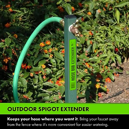 YARD BUTLER HOSE BIB EXTENDER GARDEN WATERING TOOL FAUCET IHBE-6 - GREEN - Like New