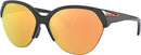 Oakley Woman Sunglasses 65MM -Matte Black Frame/Prizm Rose Gold Polarized Lenses - Like New
