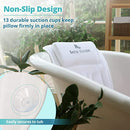 BATH HAVEN BATH PILLOW FOR BATHTUB - FULL BODY MAT & CUSHION HEADREST - WHITE - Brand New