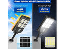 TOWPONICS SOLAR STREET LIGHTS SOLAR POWERED MOTION SENSOR 380000LM 6500K 2-PACK - Like New