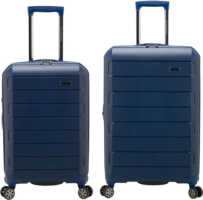 Pagosa 2-Piece Navy Tough Polypropylene Hardshell Spinner Set TC09157N2 - Navy - Like New