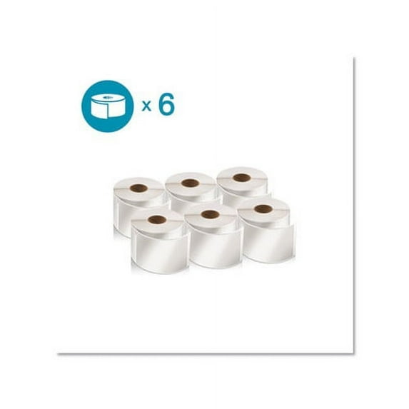 DYMO LW SHIPPING LABELS 2.13" X 4", WHITE, 220/ROLL, 6 ROLLS/PACK - Like New