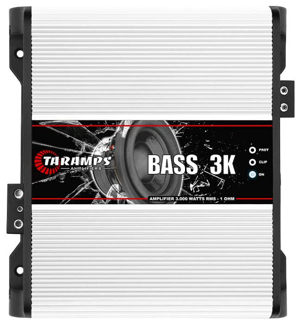 Taramps BASS3K 3000W 1 Ohm Bass Car Amplifier - WHITE/BLACK - Like New