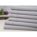 KATHY IRELAND 1,500TC BAMBOO COTTON 6-PIECE SHEET SET - KING - SILVER GRAY - Brand New