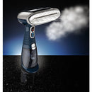 CONAIR GARMENT STEAMER: 15 MIN STEAM TIME, 13 IN OVERALL LG - BLUE/SILVER - Like New